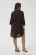 Kaffe Curve Mille Short Shirt Dress Black Coffee Brown - Mini kleitas - 