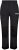 Ulla Popken HYPRAR Multifunctional Durable Inset Trekking Pants Black - Džinsi & Bikses Lielos Izmēros – Plus Size - 