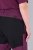 Ulla Popken HYPRAR Multifunctional Durable Inset Trekking Pants Dark Cherry Dark Cherry - Bikses - Lielo izmēru bikses sievietēm