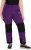 Ulla Popken HYPRAR Multifunctional Durable Inset Trekking Pants Plum - Džinsi & Bikses Lielos Izmēros – Plus Size - 