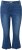 Ulla Popken Cropped Flared Eyelet Jeans Denim Blue - Džinsi & Bikses Lielos Izmēros – Plus Size - 