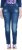 Ulla Popken Lightly Distressed Stretch Fit Jeans Blue Denim - Džinsi & Bikses Lielos Izmēros – Plus Size - 