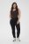 Kaffe Curve Lena Slim Jeans Black Deep - Džinsi - 