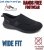 D555 Shelvey Kingsize Open Top Knitted Shoe Black - Brīvā laika apavi - 