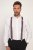 JP1880 Suspenders with Adjustable Length Burgundy Red - Aksesuāri - 