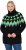 Ulla Popken Neon Alpine Pattern Long Sleeve Turtleneck Sweater Apple Green - Džemperi un džemperi ar kapuci - 
