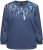 Ulla Popken Sequined Neck Long Sleeve Sweatshirt Ink Blue - Džemperi un džemperi ar kapuci - 