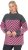 Ulla Popken Graphic Stripe Long Sleeve Turtleneck Sweater Flamingo - Džemperi un džemperi ar kapuci - 