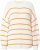 Ulla Popken Oversized Striped Balloon Sleeve Sweater Off-White - Džemperi un džemperi ar kapuci - 