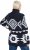 Ulla Popken Aztec-Inspired Long Sleeve Turtleneck Sweater Navy - Džemperi un džemperi ar kapuci - 