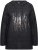 Ulla Popken Sequined Knit Long Sleeve Hoodie Black - Džemperi un džemperi ar kapuci - 