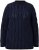 Ulla Popken Openwork Chenille Sweater Navy - Džemperi un džemperi ar kapuci - 