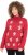 Ulla Popken Gingerbread Men Sweater Salsa Red - Džemperi un džemperi ar kapuci - 