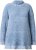 Ulla Popken Blanket Stitch Oversized Turtleneck Sweater Dove Blue - Džemperi un džemperi ar kapuci - 