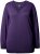 Ulla Popken Soft Fine Knit Pullover V-Neck Sweatshirt Deep Violet - Džemperi un džemperi ar kapuci - 