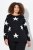 Ulla Popken Glitter Stars Soft Knit Sweater Black - Džemperi un džemperi ar kapuci - Mīksti džemperi un jakas