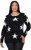 Ulla Popken Glitter Stars Soft Knit Sweater Black - Džemperi un džemperi ar kapuci - 