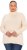 Ulla Popken Turtleneck Ribbed Trim Long Sleeve Sweater Nature Melange - Džemperi un džemperi ar kapuci - 
