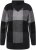 Ulla Popken Grand Check Long Sleeve Sweater Charcoal Grey Melange - Džemperi un džemperi ar kapuci - 
