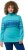 Ulla Popken Apres Ski Long Sleeve Troyer Collar Sweater Bright Turquoise - Džemperi un džemperi ar kapuci - 
