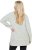 Ulla Popken Space Yarn Oversized Turtleneck Sweater Light Grey Melange - Džemperi un džemperi ar kapuci - 