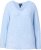 Ulla Popken Long Sleeve V-Neck Ribbed Knit Sweater Light Blue - Džemperi un džemperi ar kapuci - 
