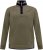 D555 Leicester 2 Quarter Neck Fleece Sweatshirt Khaki - Džemperi un džemperi ar kapuci - Džemperi - 2XL-14XL