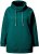 Ulla Popken Drawstring Collar Long Sleeve Sweatshirt Teal Green - Džemperi un džemperi ar kapuci - 