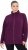 Ulla Popken Modular Fleece Zip Front Jacket Dark Cherry - Džemperi un džemperi ar kapuci - 
