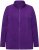 Ulla Popken Modular Fleece Zip Front Jacket Dark Plum - Džemperi un džemperi ar kapuci - 