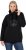 Ulla Popken Rhinestone Snowflake Turtleneck Sweatshirt Black - Džemperi un džemperi ar kapuci - 