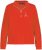 Ulla Popken PARIS Theme Zip Neck Sweatshirt Light Red - Džemperi un džemperi ar kapuci - 