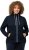 Ulla Popken Contrast Color Zip Up Sweatshirt Navy - Džemperi un džemperi ar kapuci - 