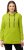 Ulla Popken GLOW Lettered Collared Sweatshirt Apple Green - Džemperi un džemperi ar kapuci - 