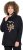 Ulla Popken Sparkling Candy Cane Graphic Sweatshirt Black - Džemperi un džemperi ar kapuci - 