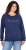 Ulla Popken NEW CASUAL Ruffled Hem Sweatshirt Navy - Džemperi un džemperi ar kapuci - 