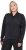 Ulla Popken Quick Drying College Collar Sweatshirt Black - Džemperi un džemperi ar kapuci - 
