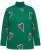 Ulla Popken Candy Cane Graphic Sweatshirt Meadow Green - Džemperi un džemperi ar kapuci - 
