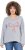 Ulla Popken Bow City Lettering Sweatshirt Light Grey Melange - Džemperi un džemperi ar kapuci - 