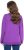 Ulla Popken Magnifique Split Style Sweatshirt Purple - Džemperi un džemperi ar kapuci - 