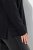 Ulla Popken Chain Fringe Smooth Fleece Sweatshirt Black - Džemperi un džemperi ar kapuci - Mīksti džemperi un jakas