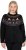 Ulla Popken Norwegian Style Christmas Sweater Black - Džemperi un džemperi ar kapuci - 