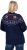 Ulla Popken Norwegian Style Christmas Sweater Blue - Džemperi un džemperi ar kapuci - 
