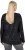 Ulla Popken Metallic Print Extra Soft Christmas Sweatshirt Black - Džemperi un džemperi ar kapuci - 