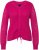 Ulla Popken Shaker Stitch Cropped Gathered Sweater Fuchsia Pink - Džemperi un džemperi ar kapuci - 