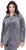 Ulla Popken Velour Loungewear Jacket Dark Grey - Džemperi un džemperi ar kapuci - 