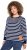 Ulla Popken Striped Drawstring Hem Sweatshirt Navy - Džemperi un džemperi ar kapuci - 