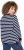 Ulla Popken Striped Drawstring Hem Sweatshirt Navy - Džemperi un džemperi ar kapuci - 