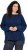 Ulla Popken Inverted Seam Long Sleeve Sweatshirt Navy - Džemperi un džemperi ar kapuci - 