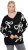 Ulla Popken Glitter Bow Sweater Black - Džemperi un džemperi ar kapuci - 